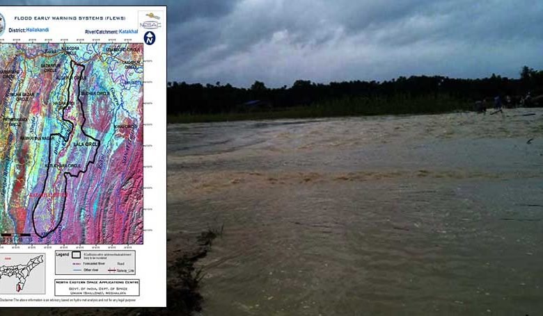 Assam: Water level of rivers rising alarmingly in Hailakandi