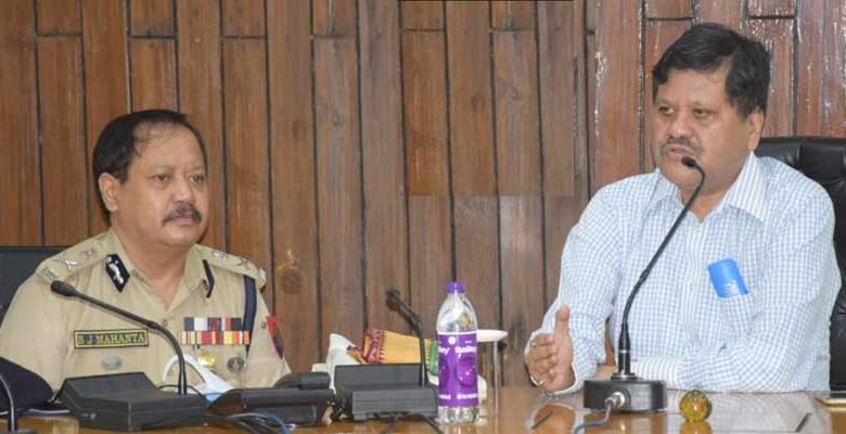Assam:  CS, DGP review law and order situation with DCs, SPs, senior officials in Silchar
