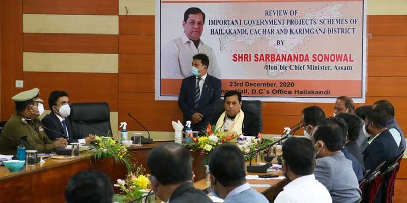 Assam: CM reviews government schemes, projects with DCs of Barak Valley
