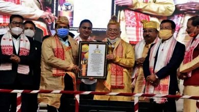 Assam CM presents Siu-Ka-Pha award to noted writer Yeshe Dorjee Thongchi