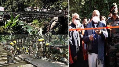 Manipur: Army constructs bridge over Irang river,  restores connectivity on NH-37