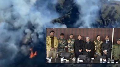 Nagaland: Forest fire in Dzukou valley doused, State Govt felicitates Spear corps Dzukou warriors