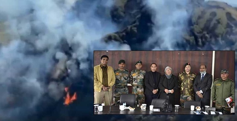 Nagaland: Forest fire in Dzukou valley doused, State Govt felicitates Spear corps Dzukou warriors
