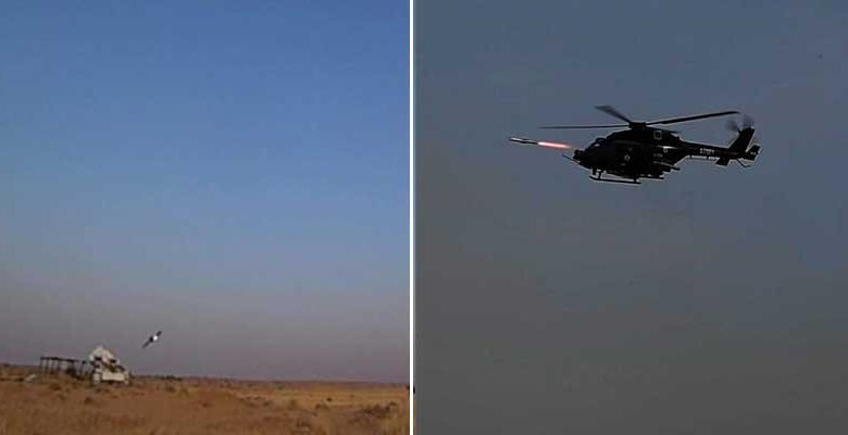 Successful user trials of DRDO-developed Anti-Tank Guided Missile Systems ‘Helina’ and ‘Dhruvastra’