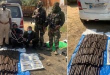 Assam: Security forces arrested two smuggler with huge cache of explosives on NH 37
