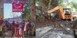 Manipur- Remote road  constructed by the people, for the people in Tamenglong