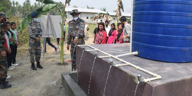 Assam: Army Provide Drinking Water Projects  to Villagers in Udalguri