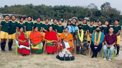 Nagaland- Security forces encourage girls football team, provide infrastructure in Dimapur