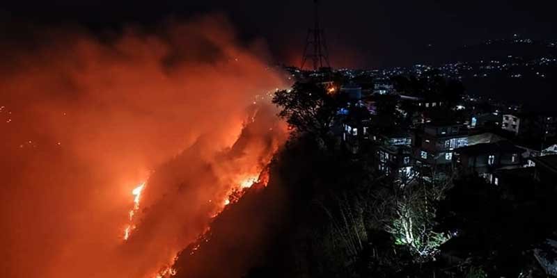 Mizoram: Forest Fire Raging For Over 2 Days, IAF Joins Efforts To Douse Blaze