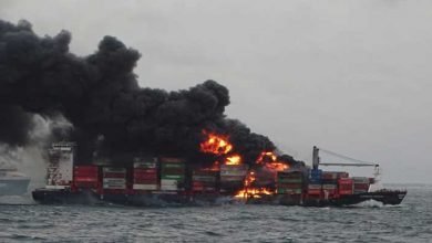 Indian Coast Guard mobilises its ships ‘Vaibhav’ and ‘Vajra’ to help MV X-Press Pearl off Colombo coast