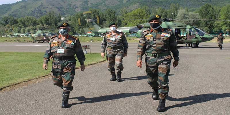 Army Chief Gen MM Naravane, Reviews Security in the Kashmir Valley