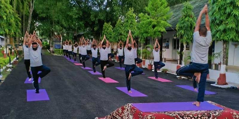 Meghalaya: 101 Area Observes International Day of Yoga