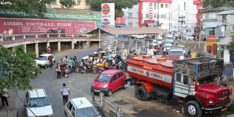 Mizoram stares at fuel shortage amid border row, orders rationing
