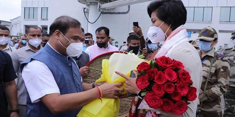 Tokyo Olympic Medallist Lovlina Borgohain arrives in Assam