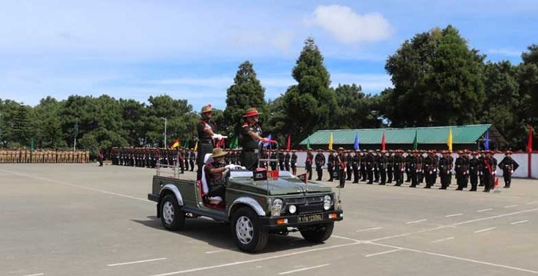 Meghalaya: Passing out parade of 58 Gorkha Training Centre held at Harish Parade Ground