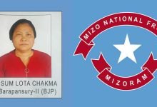 Mizoram:  BJP MDC Mrs Kusum Lota Chakma joins ruling MNF in Chakma Council