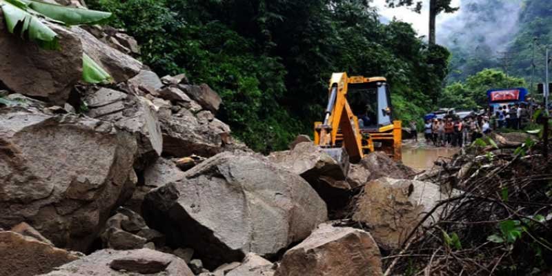Massive landslide cut off Sikkim from rest of India