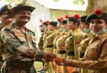 60 Assam Girls Battalion NCC Guwahati visited by ADG NCC NER
