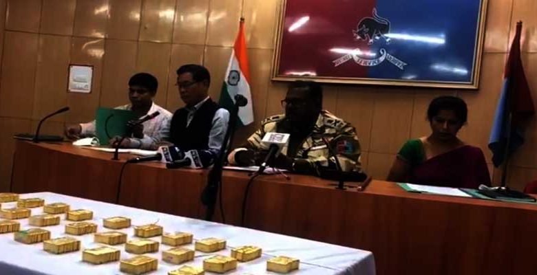 Nagaland police seizes smuggled Gold of worth 22 Crore, Heroin worth of 2 Crore