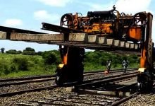 Assam: Track Renewal works being done using Quick Relaying System in NF Railway