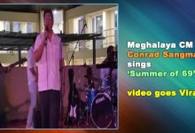 Meghalaya CM Conrad Sangma sings ‘Summer of 69’, video goes Viral