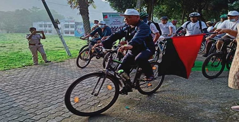 67th Wildlife Week: Assam Minister participates in cycle rally to raise awareness on Deepar Beel