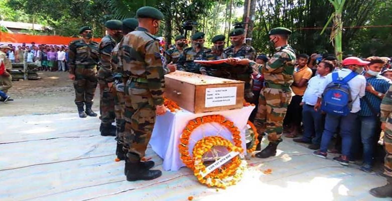 Assam pays tearful tribute to its brave son