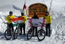 AMA team compleated high altitude cycling expedition in Leh