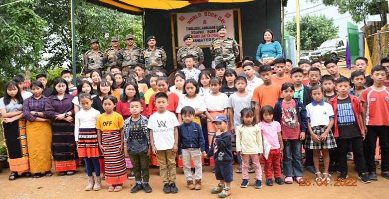 Manipur: Army distributed books and stationery to local students at Tamei