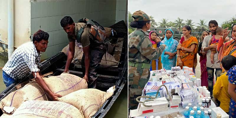 Assam Flood: Army continues its relief work across the state