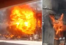 Assam: Massive fire burnt a shop in Guwahati