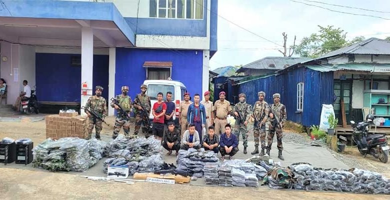Mizoram: Security forces recover large quantity of tactical stores near Niawthlang village
