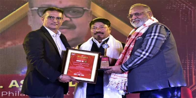 Assam: Social worker Dr. Ashok Dhanuka Awarded 'Philanthropist of the Year' under the Assam Excellence Award 2022 by News18 Group