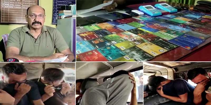 Assam: Five ATM Fraudsters Arrested in Guwahati, 68 ATM Cards, 3 cars seized