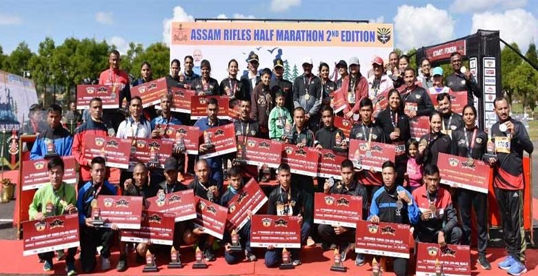 Meghalaya: Governor Hands Over Prizes to Winners of Assam Rifles Half Marathon