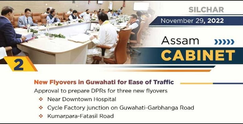 Assam Cabinet Approves 3 More Flyovers in Guwahati