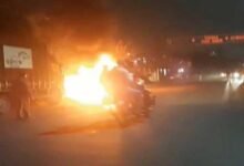 Meghalaya: SUV Set On Fire In Shillong After 6 Killed In Meghalaya-Assam Border Fight