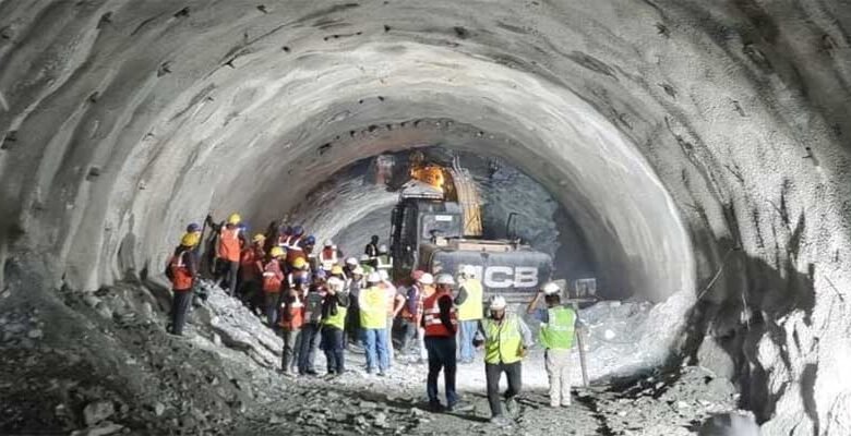 Sivok - Rangpo Rail Project Gets breakthrough in Tunnel 12