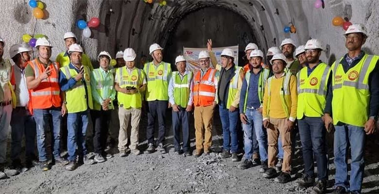 Sivok-Rangpo Rail Project achieved another milestone; Gets breakthrough in Tunnel 11