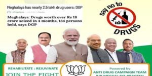 Meghalaya: BJP launches anti-drug campaign in East Shillong