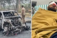 Cricketer Rishabh Pant hospitalised after car crash near Roorkee