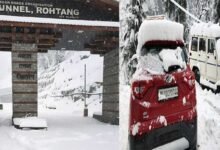 Snowfall in Himachal Pradesh: 2000 tourists rescued from Atal Tunnel