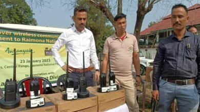 Assam: Raimona National Park receives high-tech wireless communication devices from Aaranyak
