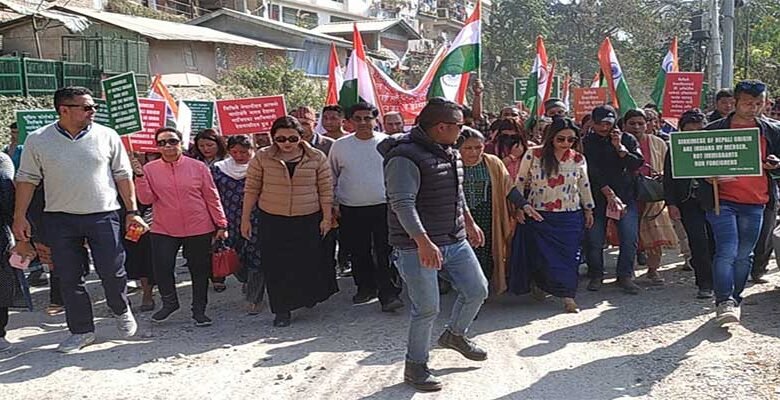 Sikkim: SKM protest against SC describing Sikkimese Nepali as immigrants