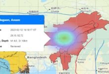 Assam: Earthquake of 4.0 strikes Nagoan