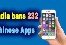 India ban 232 Chinese Apps