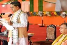 Manik Saha takes oath as Tripura CM in presence of PM Modi