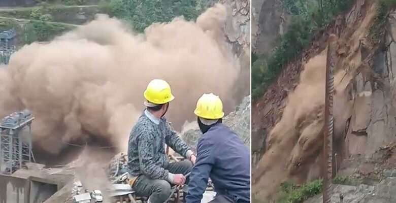 Assam: Massive Landslide hit Lower Subansiri Hydropower Project