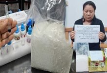 Mizoram Police apprehends a woman with drugs worth over Rs 10 Cr in Aizawl