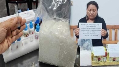 Mizoram Police apprehends a woman with drugs worth over Rs 10 Cr in Aizawl